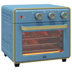 HOMCOM 20L 90-230√¢‚Äû∆í Mini Electric Oven - Blue