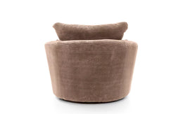 Jill Jumbo Swivel Chair - Brown