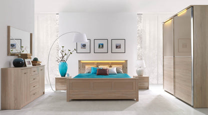 Cremona Bed with LED in 3 Sizes