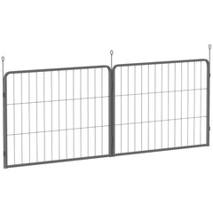 PawHut 2 Piece Dog Pen Expansion Pack for 60cm High Pet Playpen with 3 Stakes, for Small Dogs