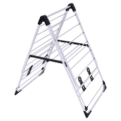 Adjustable Winged Clothes Airer Horses Indoor Laundry Rack Folding Washing Dryer