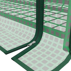 Outsunny Four-Tier Mini Greenhouse, with Reinforced Plastic Cover