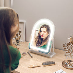 HOMCOM 33 x 44.5cm LED Vanity Mirror - White