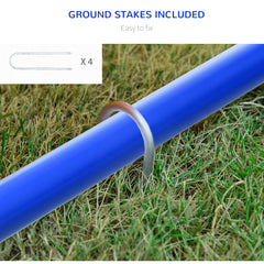 PawHut Four-Piece Portable Dog Agility Equipment - Blue