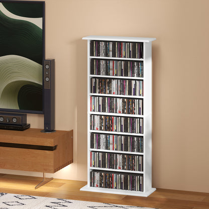 HOMCOM 360 CD Storage Unit - White