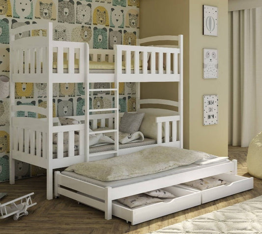 Laboo Bunk Bed with Trundle and Storage