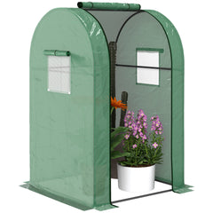 Outsunny 94 x 94cm Mini Portable Greenhouse - Green