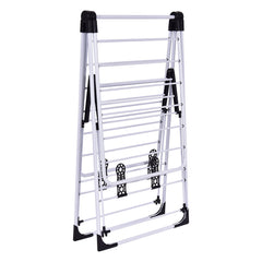 Adjustable Winged Clothes Airer Horses Indoor Laundry Rack Folding Washing Dryer