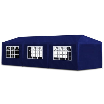 Party Tent 3x9 m Blue