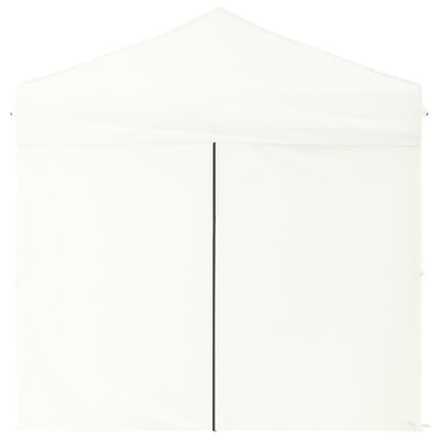 Folding Party Tent with Sidewalls White 2x2 m