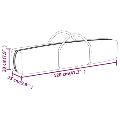 Folding Party Tent with Sidewalls Taupe 2x2 m