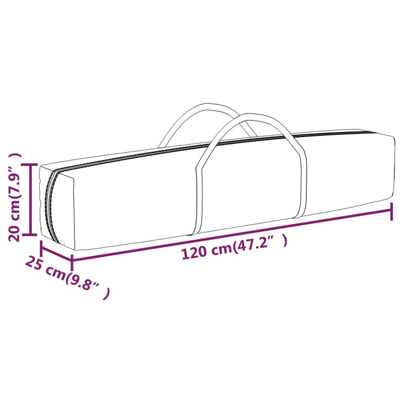 Folding Party Tent White 3x3 m