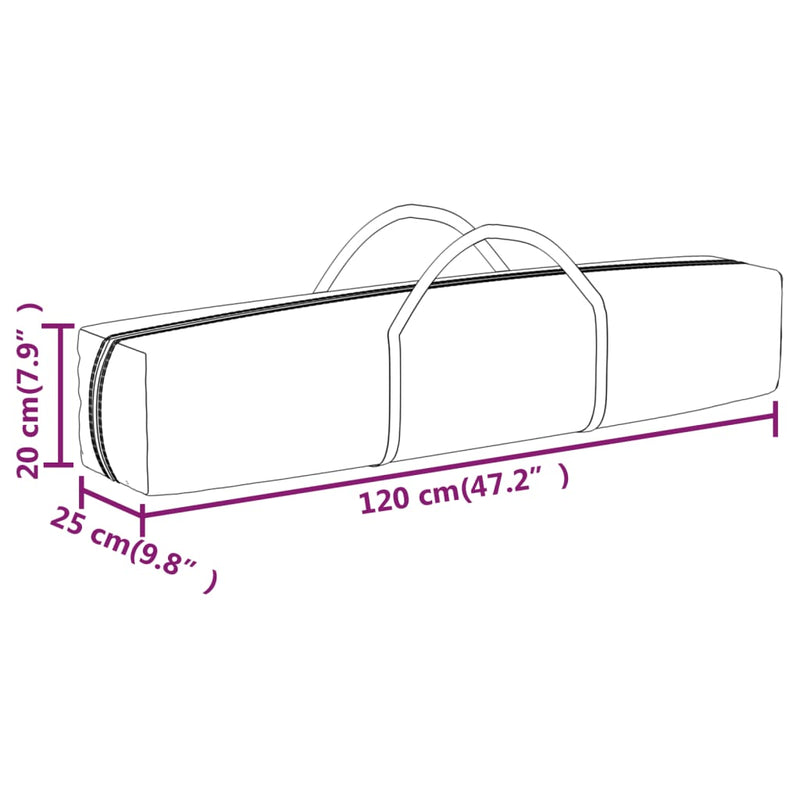 Folding Party Tent with Sidewalls Anthracite 3x3 m