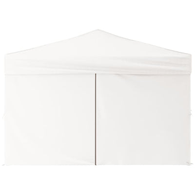 Folding Party Tent with Sidewalls White 3x3 m