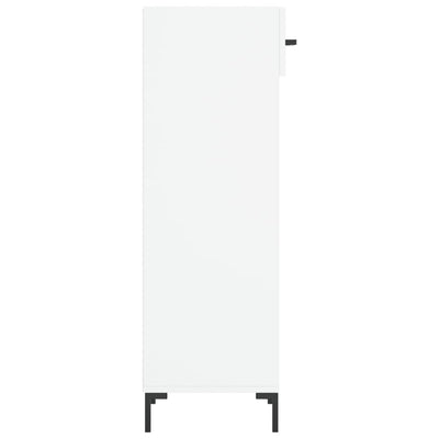 Shoe Cabinet White 30x35x105 cm Engineered Wood