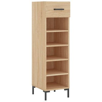 Shoe Cabinet Sonoma Oak 30x35x105 cm Engineered Wood