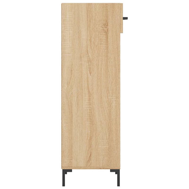 Shoe Cabinet Sonoma Oak 30x35x105 cm Engineered Wood