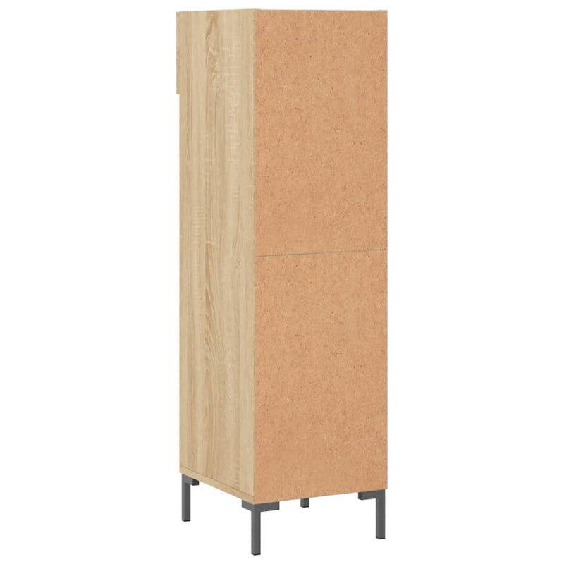 Shoe Cabinet Sonoma Oak 30x35x105 cm Engineered Wood