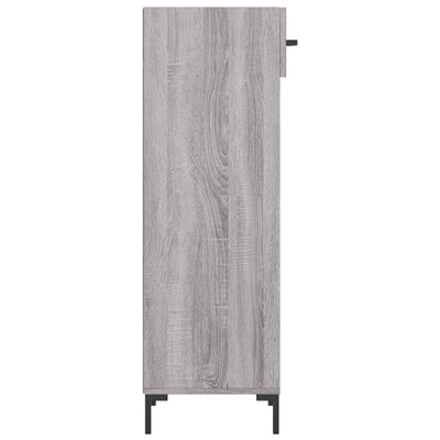 Shoe Cabinet Grey Sonoma 30x35x105 cm Engineered Wood