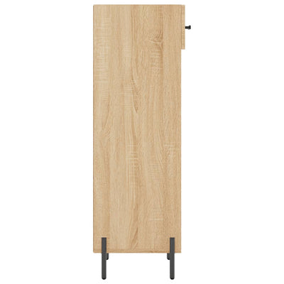 Shoe Cabinet Sonoma Oak 30x35x105 cm Engineered Wood