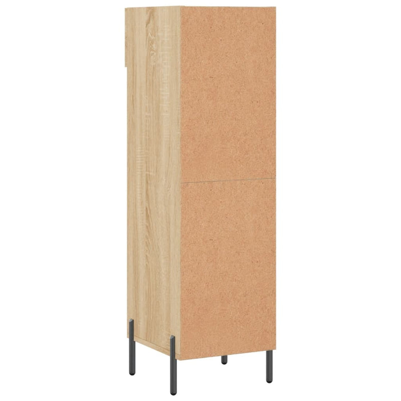 Shoe Cabinet Sonoma Oak 30x35x105 cm Engineered Wood