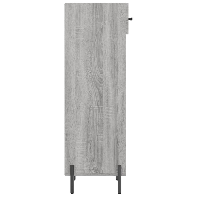 Shoe Cabinet Grey Sonoma 30x35x105 cm Engineered Wood