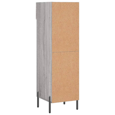 Shoe Cabinet Grey Sonoma 30x35x105 cm Engineered Wood