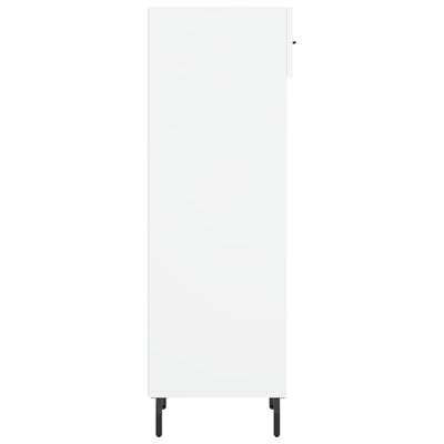 Shoe Cabinet White 30x35x105 cm Engineered Wood