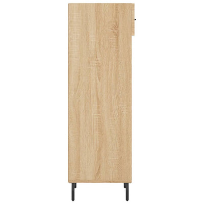 Shoe Cabinet Sonoma Oak 30x35x105 cm Engineered Wood