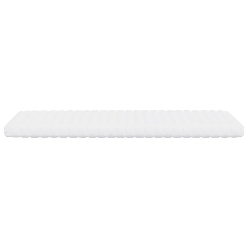 Foam Mattress White 90x190 cm 7-Zone Hardness 20 ILD