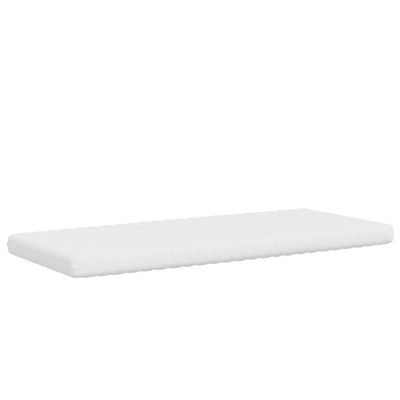 Foam Mattresses 2 pcs White 90x190 cm 7-Zone Hardness 20 ILD