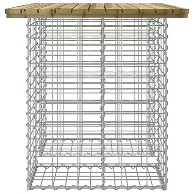 Garden Bench Gabion Design 100x70x72 cm Impregnated Wood Pine