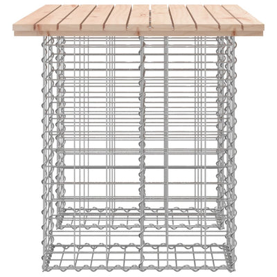 Garden Bench Gabion Design 100x70x72 cm Solid Wood Pine