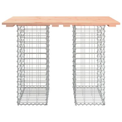 Garden Bench Gabion Design 100x70x72 cm Solid Wood Douglas