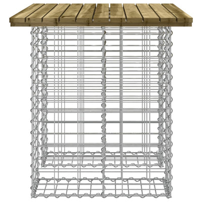 Garden Bench Gabion Design 100x70x72 cm Impregnated Wood Pine