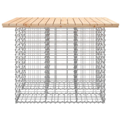 Garden Bench Gabion Design 100x102x72 cm Solid Wood Pine