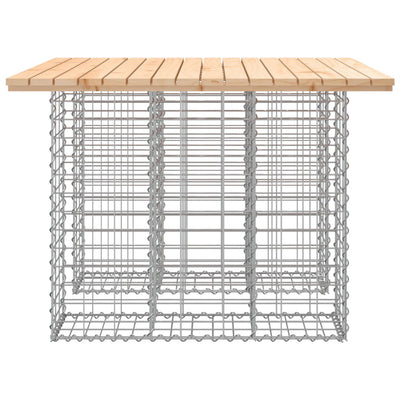 Garden Bench Gabion Design 100x102x72 cm Solid Wood Pine