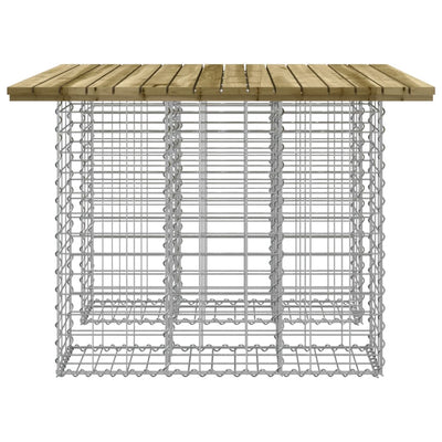 Garden Bench Gabion Design 100x102x72 cm Impregnated Wood Pine