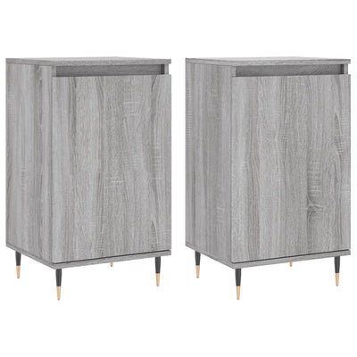 Sideboards 2 pcs Grey Sonoma 40x35x70 cm Engineered Wood