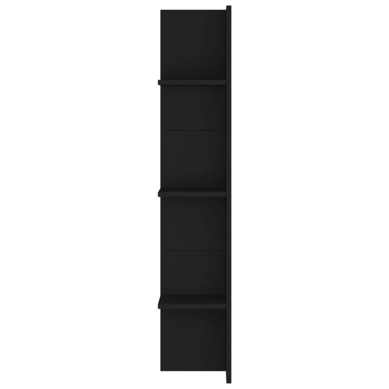 TV Cabinet Black 152x22x113 cm Engineered Wood