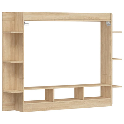 TV Cabinet Sonoma Oak 152x22x113 cm Engineered Wood