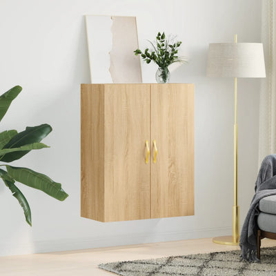 Wall Mounted Cabinet Sonoma Oak 69.5x34x90 cm