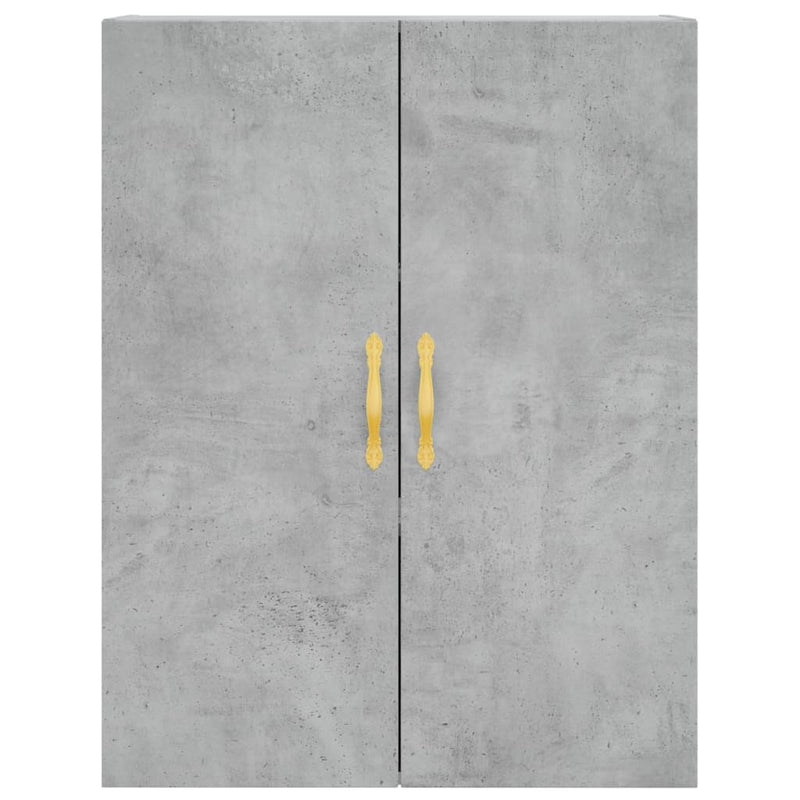 Wall Mounted Cabinet Concrete Grey 69.5x34x90 cm