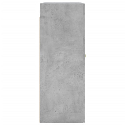 Wall Mounted Cabinet Concrete Grey 69.5x34x90 cm