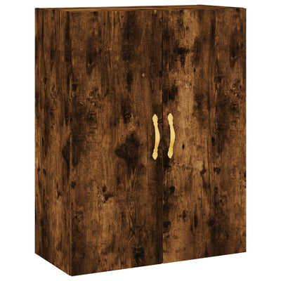 Wall Mounted Cabinet Smoked Oak 69.5x34x90 cm