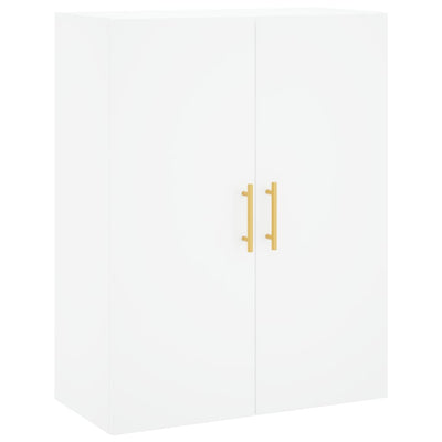 Wall Mounted Cabinet White 69.5x34x90 cm