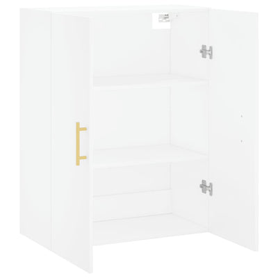 Wall Mounted Cabinet White 69.5x34x90 cm