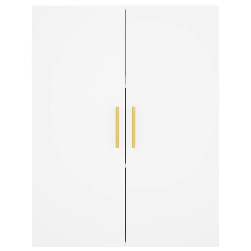 Wall Mounted Cabinet White 69.5x34x90 cm