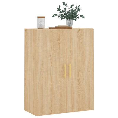 Wall Mounted Cabinet Sonoma Oak 69.5x34x90 cm