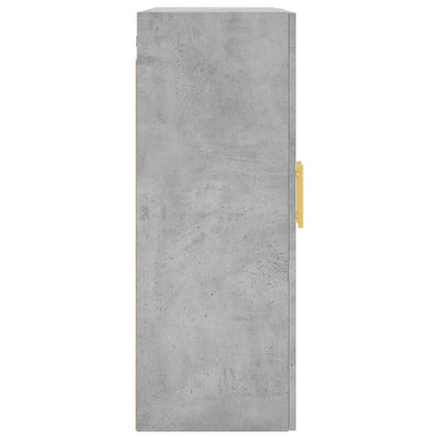 Wall Mounted Cabinet Concrete Grey 69.5x34x90 cm